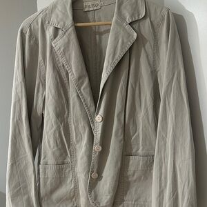 Vintage women’s gray trench jacket